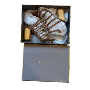 Louise et Cie Leather Strappy Heeled Sandals Lo-Leeba NWOT
